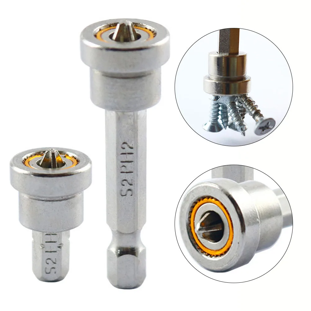 1/2 Piece Drywall Positioning Screwdriver Bit With Magnetic Ring 1/4 Inch Hex Handle Screw Woodworking Positioning Bit
1/2 Piece Drywall Positioning Screwdriver Bit With Magnetic Ring 1/4 Inch Hex Handle Screw Woodworking Positioning Bit