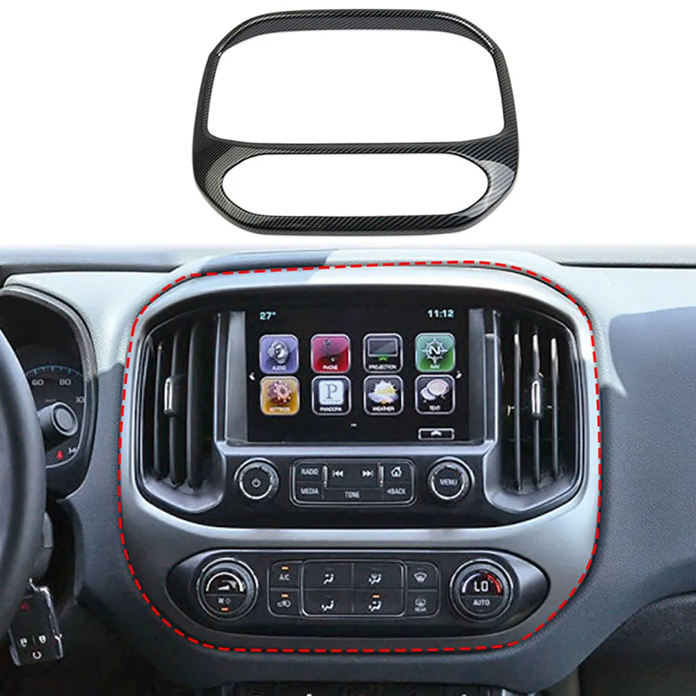 ABS Carbon Fiber Color Central Control Navigation Covere Panel Fit For Chevrolet Colorado 2015-2021 Pickup Styling Accessories
ABS Carbon Fiber Color Central Control Navigation Covere Panel Fit For Chevrolet Colorado 2015-2021 Pickup Styling Accessories