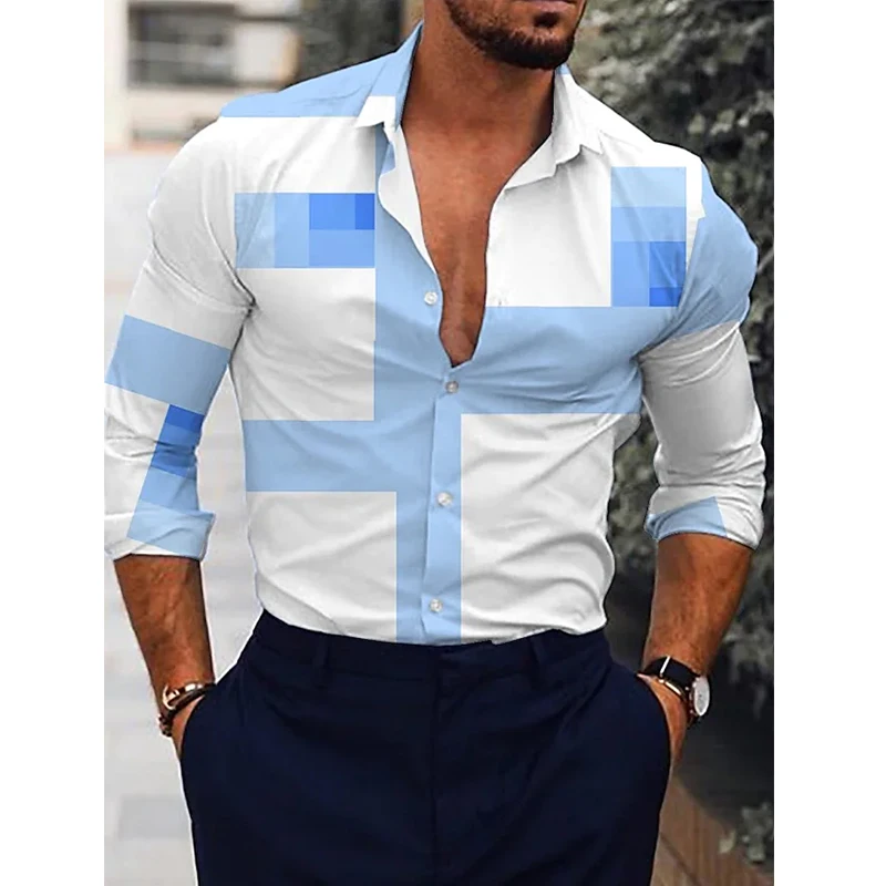 2023 Luxury Social Men's Shirts Turn-down Collar Buttoned Shirt Casual Business Printed Long Sleeve Tops Men's Clothes Party
2023 Luxury Social Men's Shirts Turn-down Collar Buttoned Shirt Casual Business Printed Long Sleeve Tops Men's Clothes Party