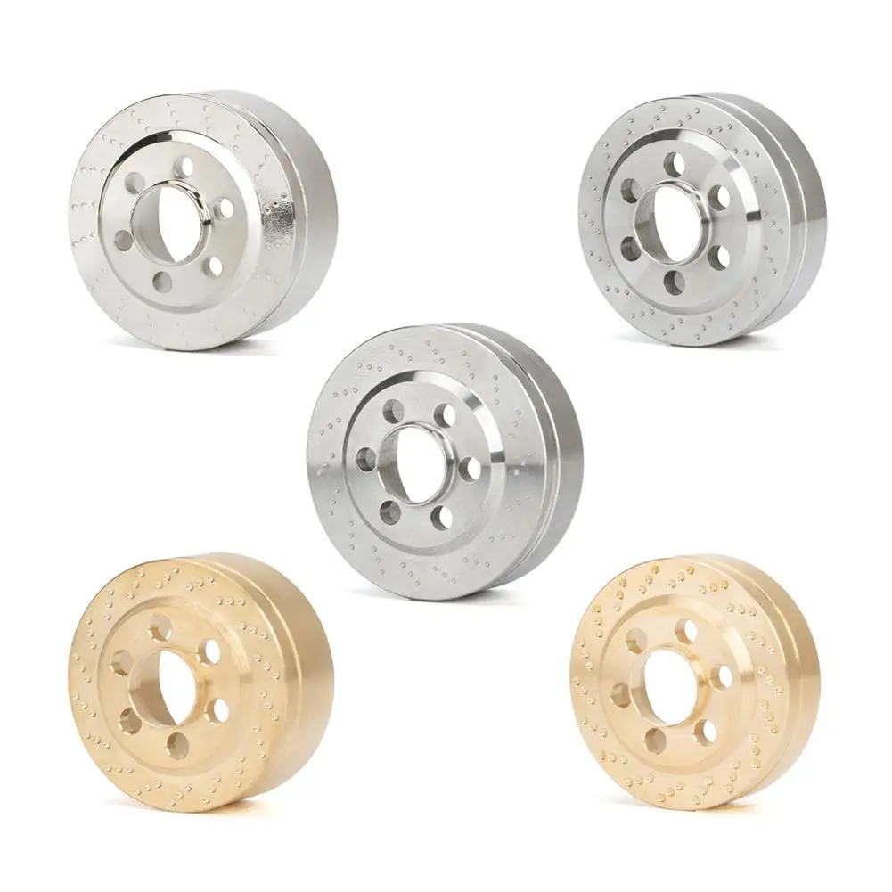 1 Pair Hub Brass Counterweight Metal Upgraded Accessories Compatible For 1:10 Scx10 Trx4 Climbing Car 1.9 2.2 Inch Hub
1 Pair Hub Brass Counterweight Metal Upgraded Accessories Compatible For 1:10 Scx10 Trx4 Climbing Car 1.9 2.2 Inch Hub