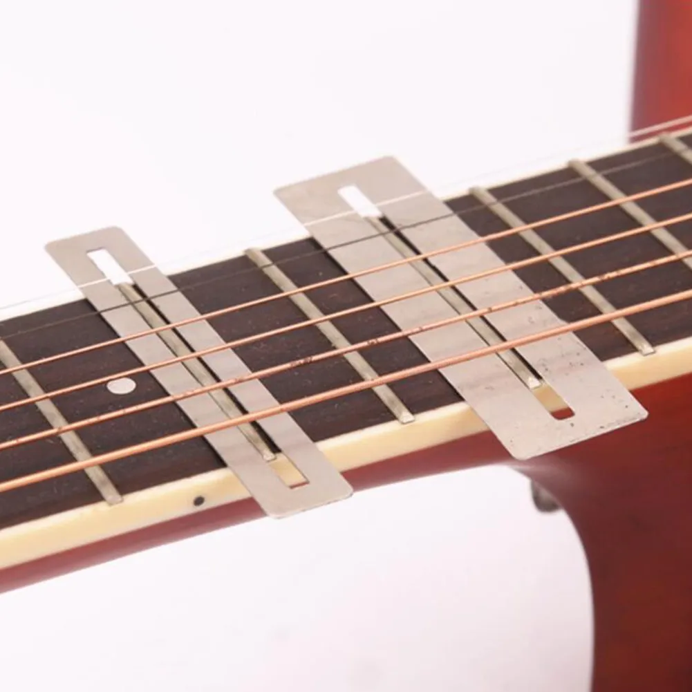 2Pcs Steel Fretboard Guard Fret Protector Tool For Guitar Bass Luthier Tools Fret Repairing Guitar Parts Prevents Scratching
2Pcs Steel Fretboard Guard Fret Protector Tool For Guitar Bass Luthier Tools Fret Repairing Guitar Parts Prevents Scratching