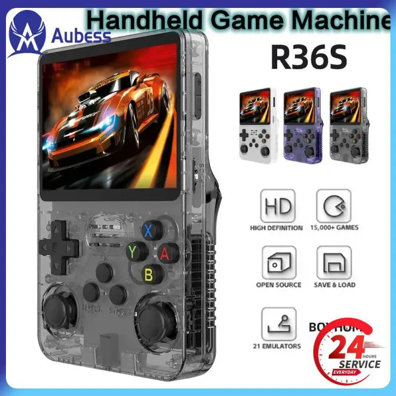 

R36S Retro Handheld Video Game Console Linux System 64G/128G 3.5 Inch IPS Classical Screen Retro Portable Pocket Video Player