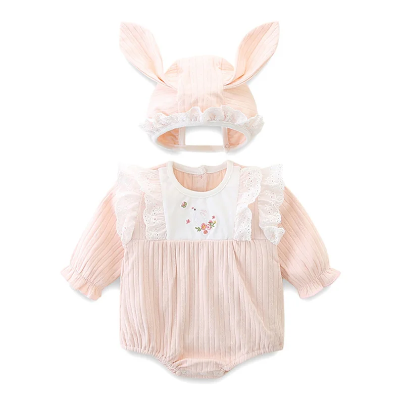 Осенние Комбинезоны для маленьких девочек + шапка с длинными рукавами, хлопковый комбинезон с вышивкой для маленьких девочек, комбинезон для маленьких девочек, одежда для маленьких девочек 
Осенние Комбинезоны для маленьких девочек + шапка с длинными рукавами, хлопковый комбинезон с вышивкой для маленьких девочек, комбинезон для маленьких девочек, одежда для маленьких девочек