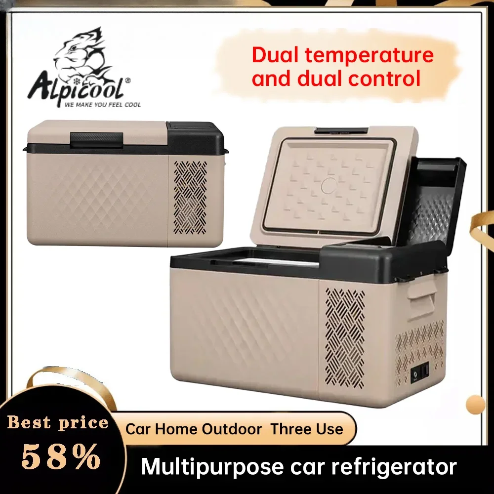 

Автомобильный холодильник RT25 CLD Alpicool, 12 В, компрессор, Портативный морозильник, холодильник, быстрое охлаждение, для путешествий, для пикника на открытом воздухе