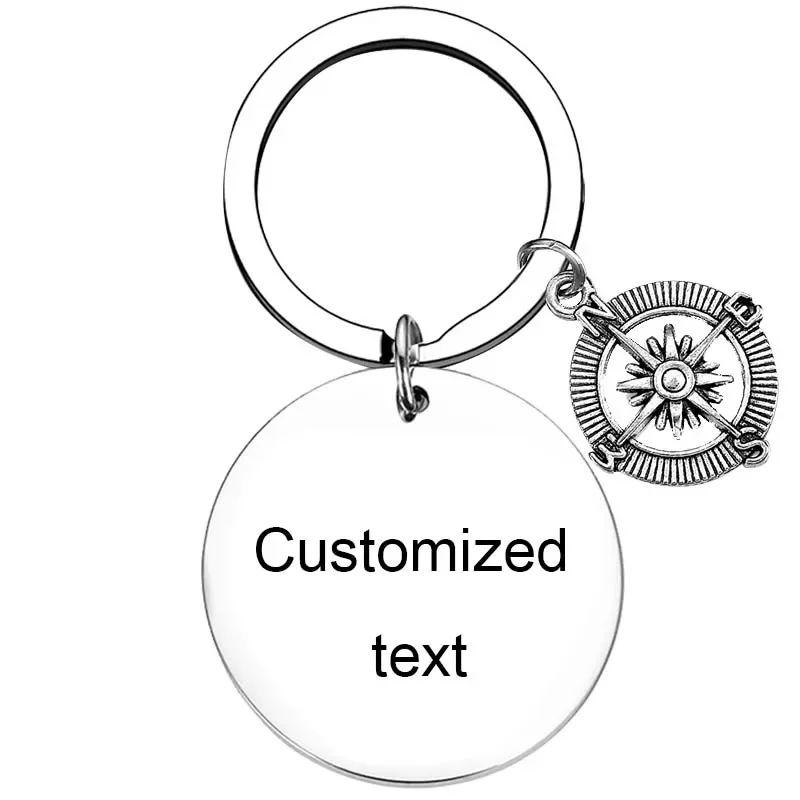 

Персонализированные оригинальные брелоки, Вдохновляющие кольца для ключей на выпускной