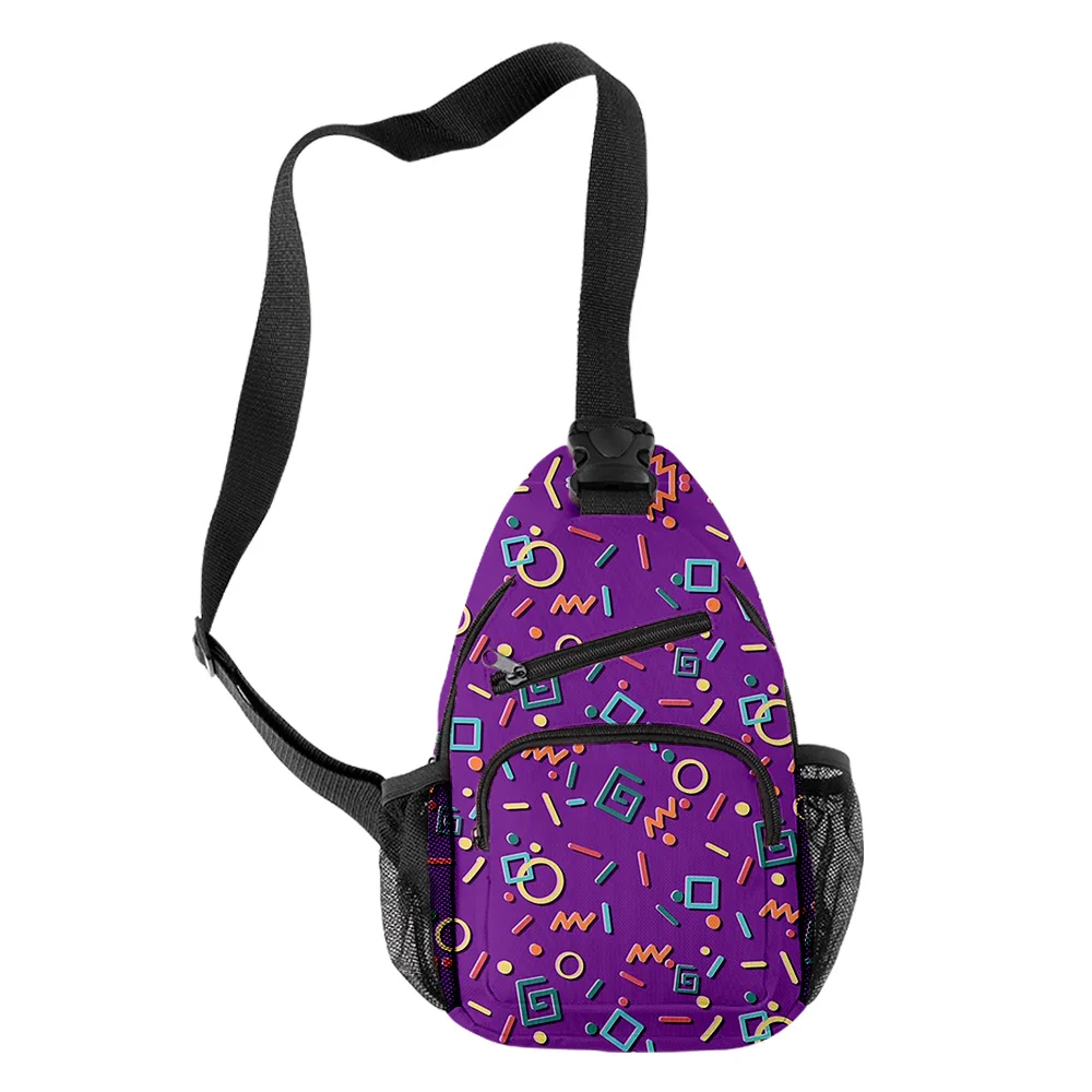 

Hip Hop Popular dreamteam Crossbody Chest Bags Oxford Waterproof Boys/Girls Sports Travel Bags 3D Print Shoulder Bags