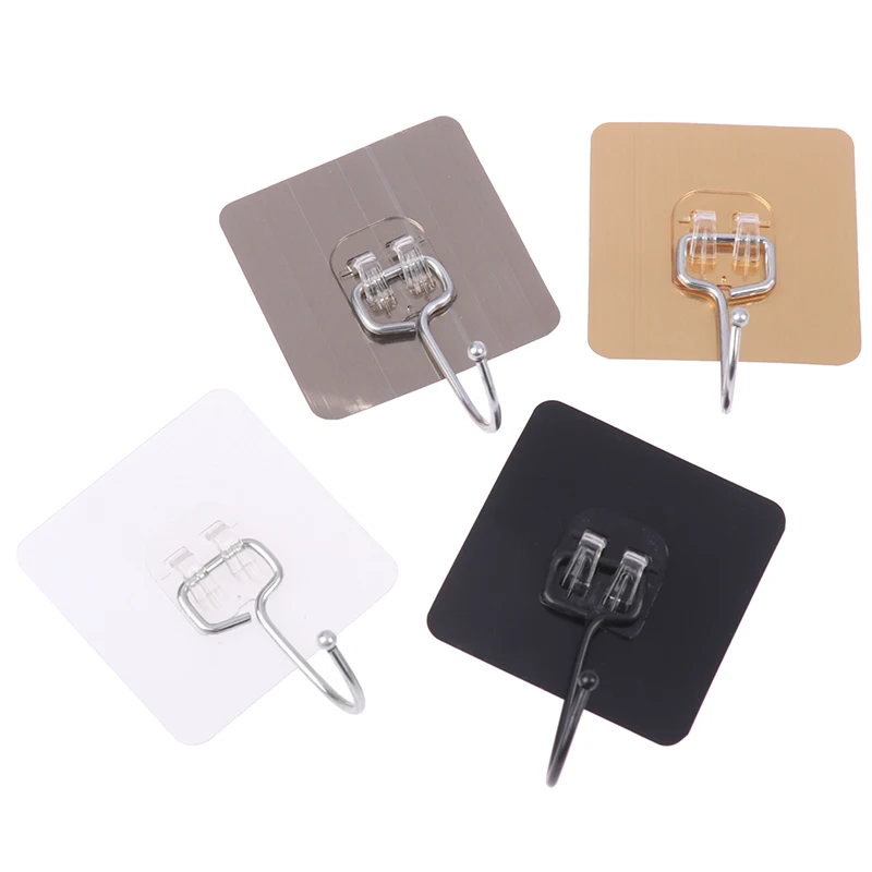10PCS New Household Large Hooks Heavy Duty Waterproof Adhesive Wall Hooks Nail-Free Waterproof Wall Hooks For Kitchen Bathroom
10PCS New Household Large Hooks Heavy Duty Waterproof Adhesive Wall Hooks Nail-Free Waterproof Wall Hooks For Kitchen Bathroom