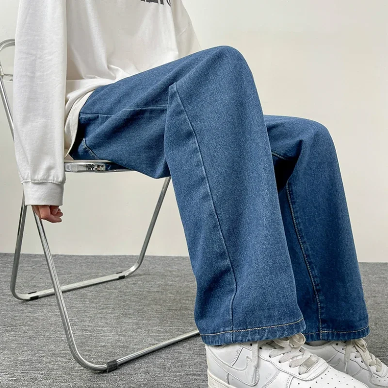 2024 Y2K New Streetwear Baggy Jeans Men Korean Fashion Loose Straight Wide Leg Pants Male Brand Clothing Black Light Blue
2024 Y2K New Streetwear Baggy Jeans Men Korean Fashion Loose Straight Wide Leg Pants Male Brand Clothing Black Light Blue