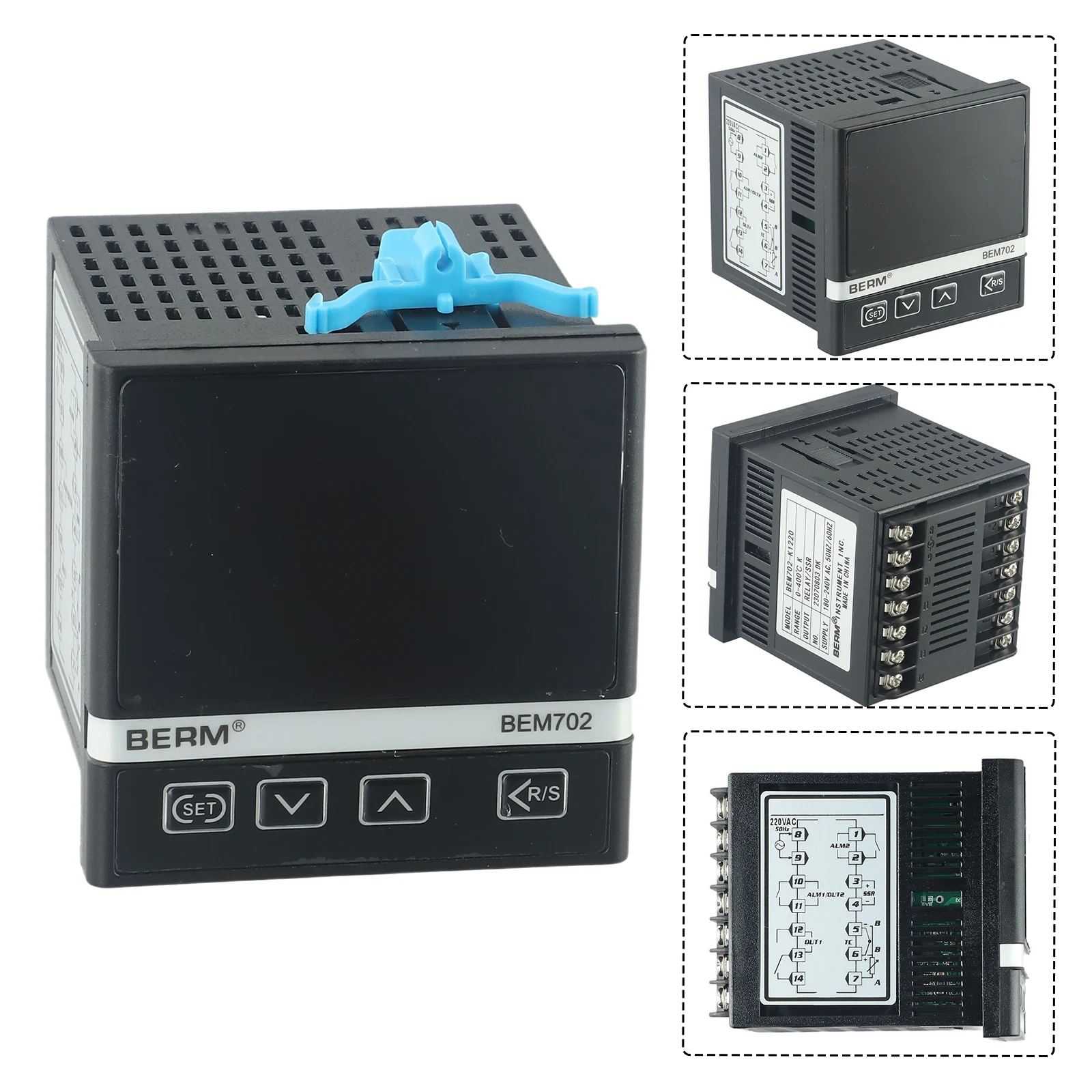PID Temperature Controller BEM702 K1220 Glass Panel Smart Chip Industrial grade Anti interference Fire Retardant Material
PID Temperature Controller BEM702 K1220 Glass Panel Smart Chip Industrial grade Anti interference Fire Retardant Material