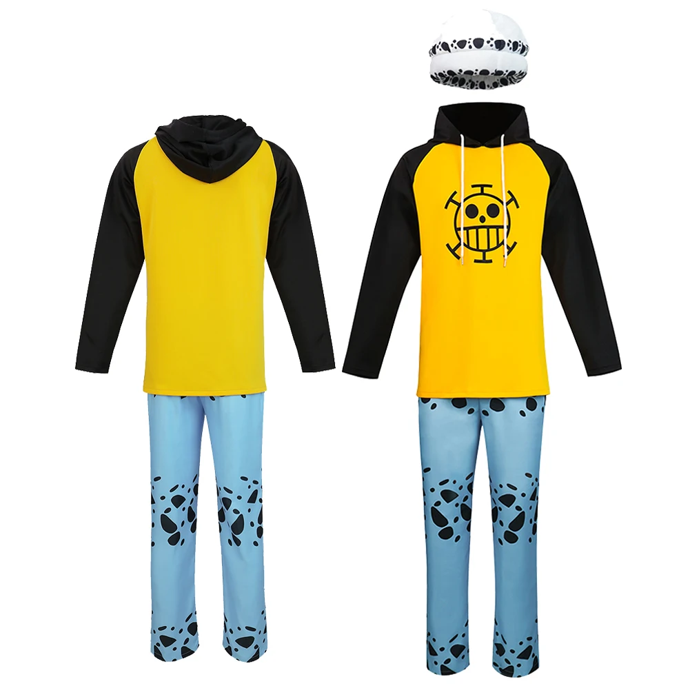 Trafalgar D Water Law Cosplay Anime Costume One Cos Piece Hoodies Hat Pant Outfit Women Men Adult Halloween Carnival Party Suit
Trafalgar D Water Law Cosplay Anime Costume One Cos Piece Hoodies Hat Pant Outfit Women Men Adult Halloween Carnival Party Suit