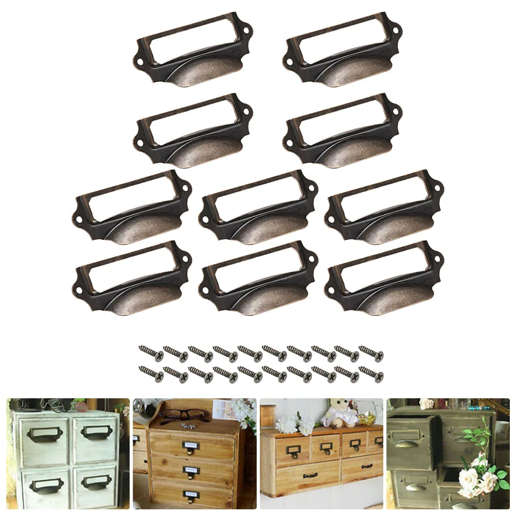 10Pcs Retro Drawer Handle Label Tag Pull Handle Jewelry Box Knobs Cabinet Pulls Antique Metal Decorative Furniture Handware
10Pcs Retro Drawer Handle Label Tag Pull Handle Jewelry Box Knobs Cabinet Pulls Antique Metal Decorative Furniture Handware