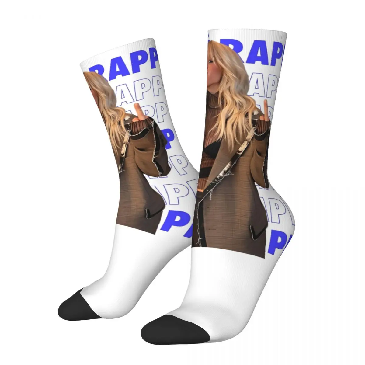 

Renee Rapp Singer Cute Socks for Women Men Merch All Season Cotton Middle Tube Socks Non-slip