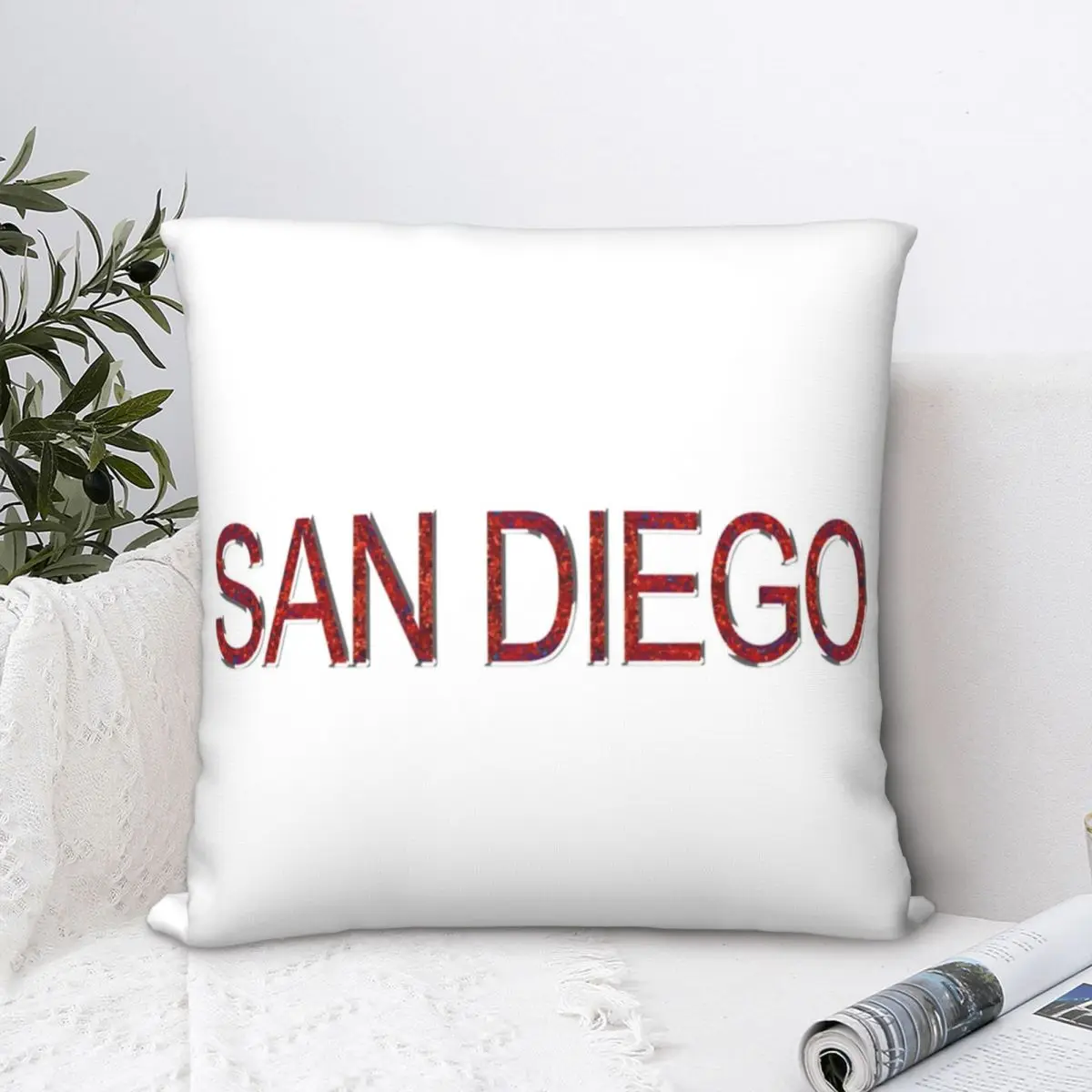 San Diego Square Pillowcase Polyester Pillow Cover Velvet Cushion Zip Decorative Comfort Throw Pillow for home Car 
San Diego Square Pillowcase Polyester Pillow Cover Velvet Cushion Zip Decorative Comfort Throw Pillow for home Car