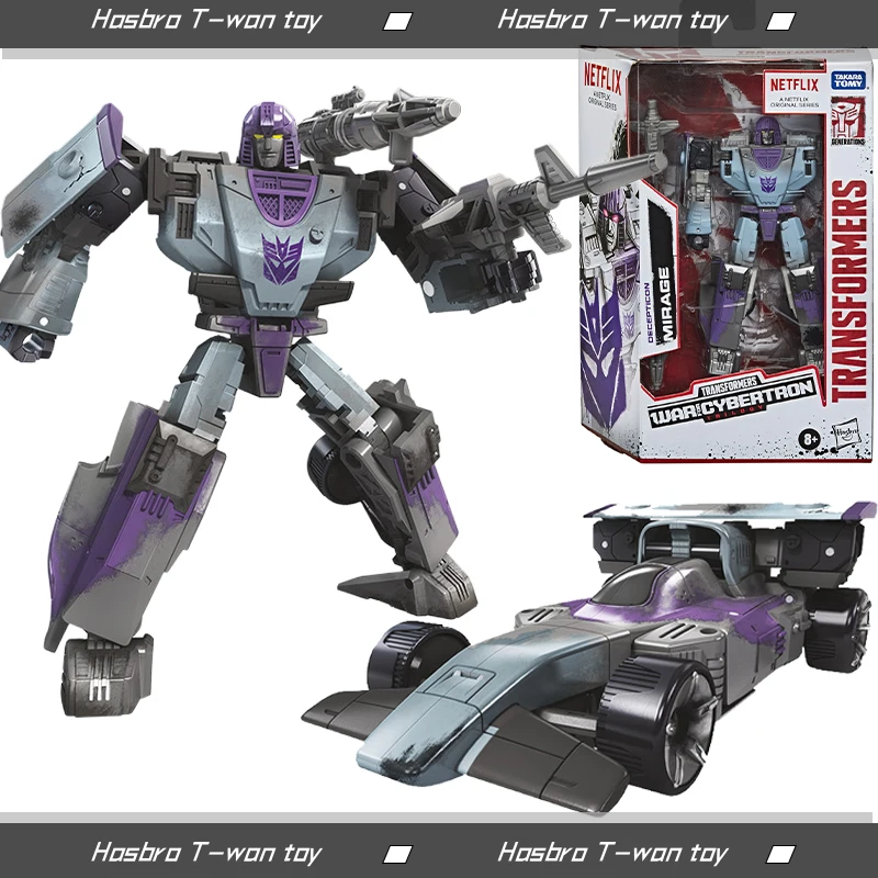 

Hasbro Transformers Generations War for Cybertron: Trilogy Mirage Exclusive Deluxe Action Figure [Netflix Series] In Stock