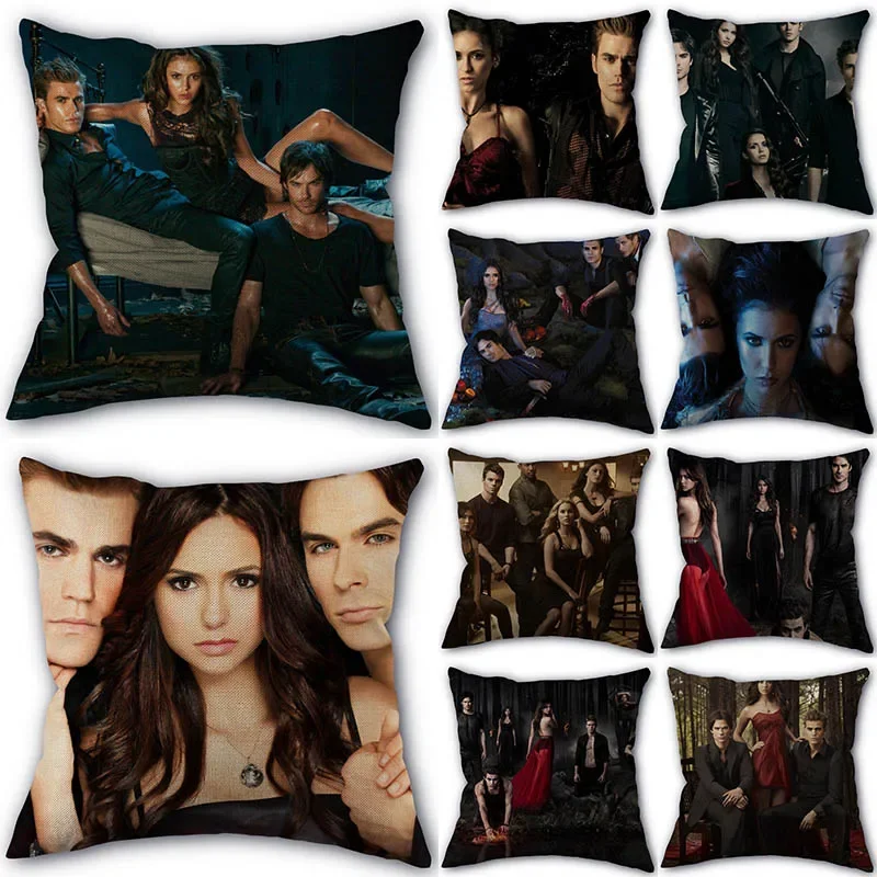 Custom The Vampire Diaries TV Pillowcase High Quality Home Textile Cotton Linen Fabric 45x45cm One Side Decoration Pillow Covers
Custom The Vampire Diaries TV Pillowcase High Quality Home Textile Cotton Linen Fabric 45x45cm One Side Decoration Pillow Covers