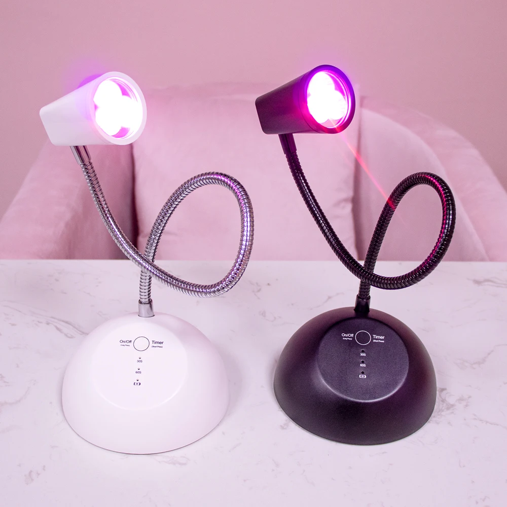 Portable Desktop Focused Beam USB Rechargeable Nail Lamp Cordless Mini Battery 18w UV LED Nail Light for Curing Finger
Portable Desktop Focused Beam USB Rechargeable Nail Lamp Cordless Mini Battery 18w UV LED Nail Light for Curing Finger