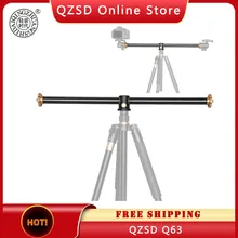 QZSD 63cm Tripod Boom Camera Mount Rotatable Multi-Angle Arm Horizontal Rod Center Column Tripod Tube Accessory for Cameras QZSD 63cm Tripod Boom Camera Mount Rotatable Multi-Angle Arm Horizontal Rod Center Column Tripod Tube Accessory for Cameras
