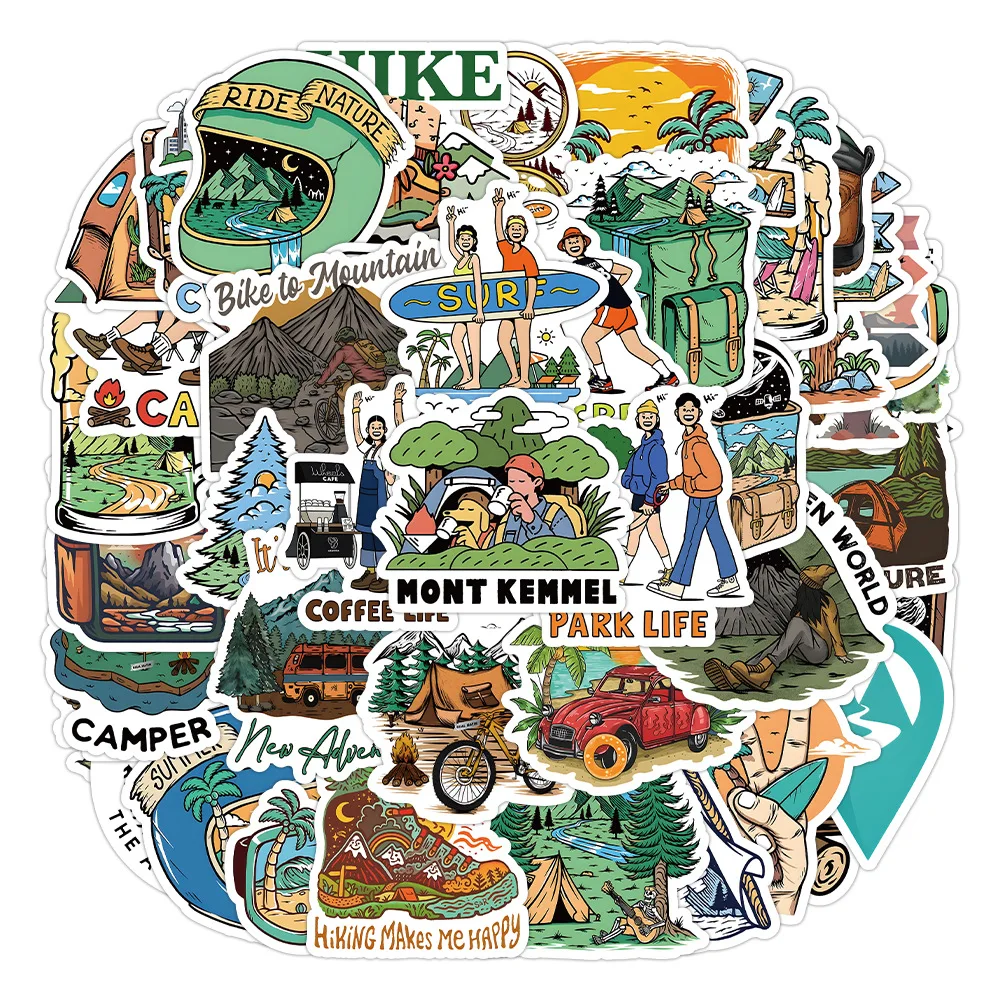 10/30/50PCS New Popular Cartoon Outdoor Camping Sticker Pack Skateboard Decoration DIY Laptop Waterproof PVC Graffiti Wholesale
10/30/50PCS New Popular Cartoon Outdoor Camping Sticker Pack Skateboard Decoration DIY Laptop Waterproof PVC Graffiti Wholesale