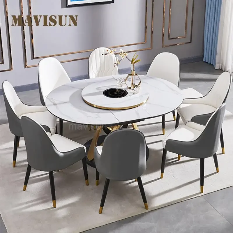 Artist New Luxury Dining Table Retractable Kitchen Table Multifunctional With Turntable Restaurant Furniture Custom Color
Artist New Luxury Dining Table Retractable Kitchen Table Multifunctional With Turntable Restaurant Furniture Custom Color
