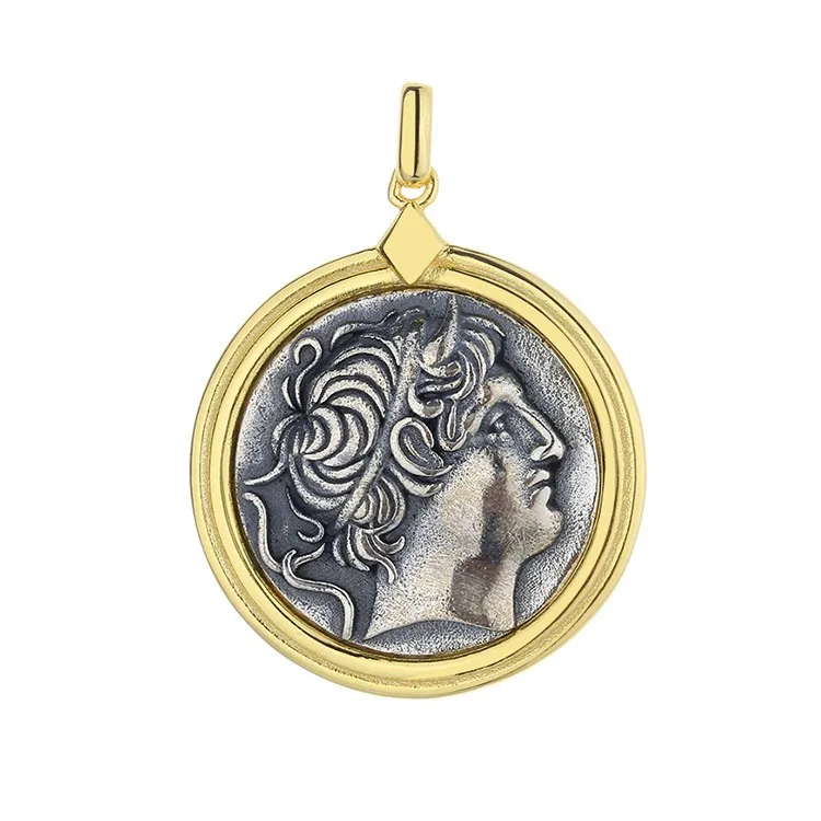 DMTL-1 ZFSILVER 925 Silver Fashion Luxury Dmitri I Retro Gold Ancient Coin Necklace Pendants Without Chain Women Wedding Jewelry
DMTL-1 ZFSILVER 925 Silver Fashion Luxury Dmitri I Retro Gold Ancient Coin Necklace Pendants Without Chain Women Wedding Jewelry