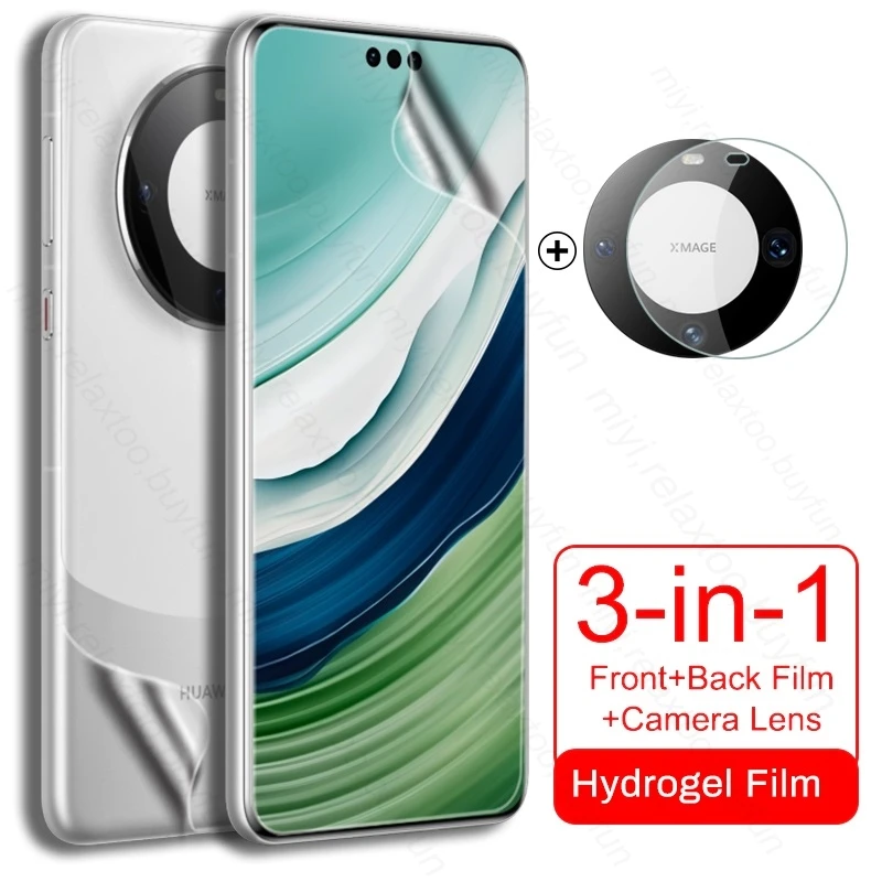 3To1 Передняя и задняя мягкая Гидрогелевая пленка для Huawei Mate 60 Pro 5G, Защитное стекло для камеры Hauwei Huawey Huawie Mate60 Pro Mate60Pro
3To1 Передняя и задняя мягкая Гидрогелевая пленка для Huawei Mate 60 Pro 5G, Защитное стекло для камеры Hauwei Huawey Huawie Mate60 Pro Mate60Pro