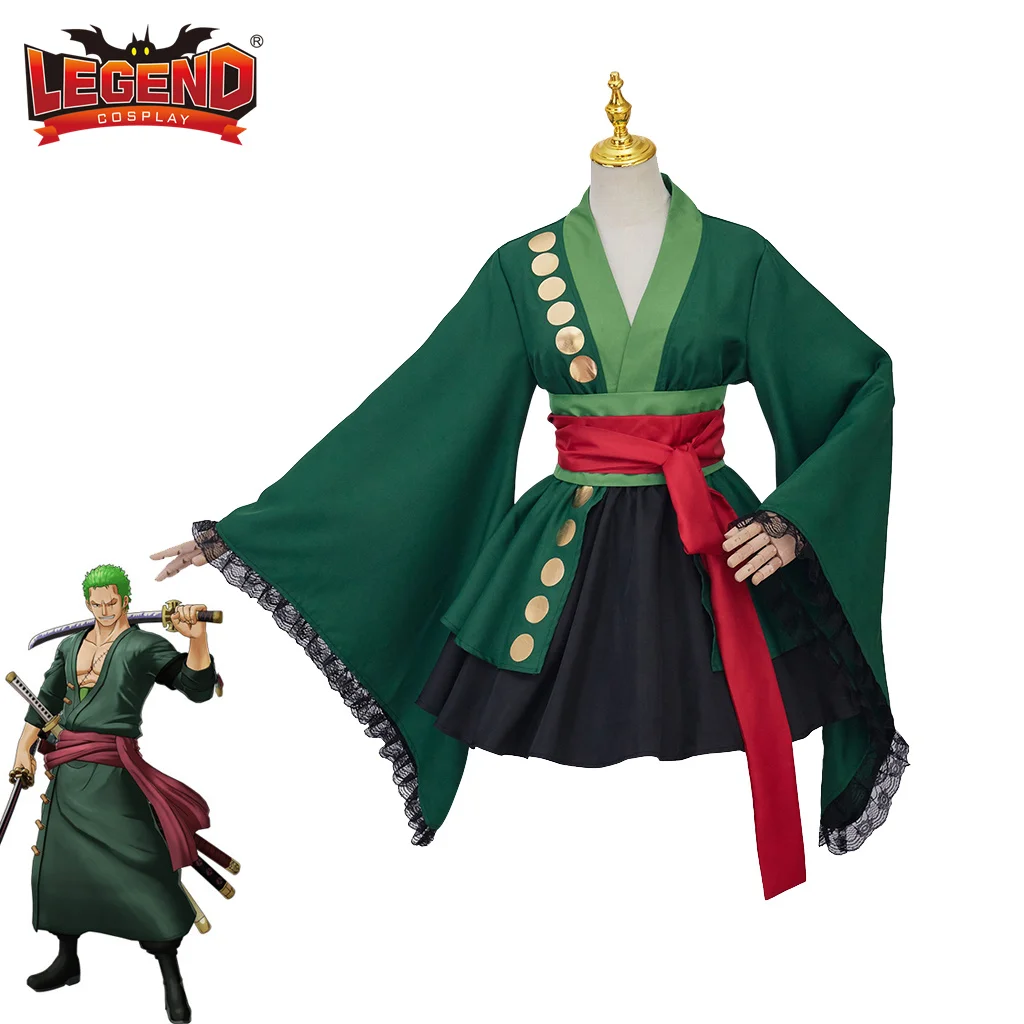 Roronoa Zoro Cosplay Women Anime One Wano Country Zoro Cosplay Costume Kimono Female Dress Lolita Kimono Maid Cosplay Outfit
Roronoa Zoro Cosplay Women Anime One Wano Country Zoro Cosplay Costume Kimono Female Dress Lolita Kimono Maid Cosplay Outfit