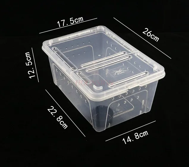 

Reptile feeding box pet snail Hermit crab spider scorpion horned frog lizard insect box