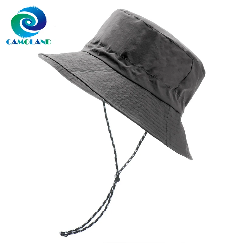CAMOLAND Summer Adjustable Fisherman Hat Quick Dry Waterproof Drawcord Bucket Hat Unisex Basin Foldable Storage Bucket Caps
CAMOLAND Summer Adjustable Fisherman Hat Quick Dry Waterproof Drawcord Bucket Hat Unisex Basin Foldable Storage Bucket Caps