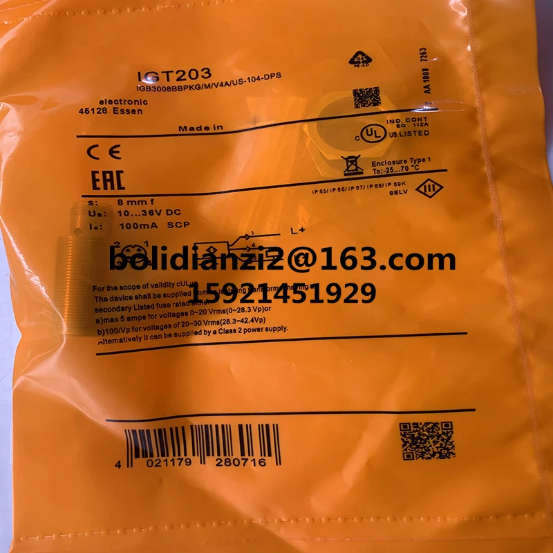 Brand new off the shelf IFT209 IGT203 IGT200 IGT219 IGT209 New proximity switch sensor
Brand new off the shelf IFT209 IGT203 IGT200 IGT219 IGT209 New proximity switch sensor