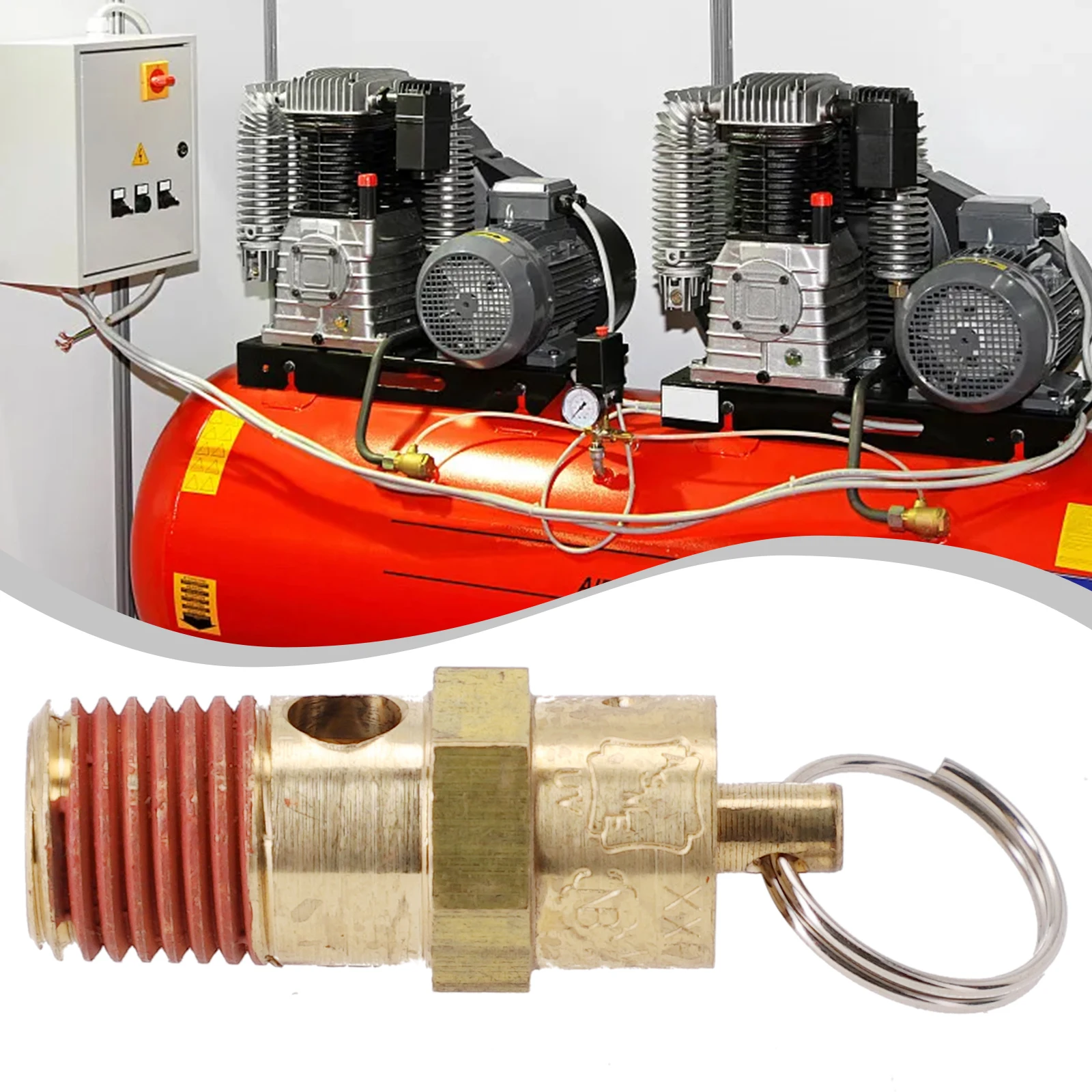 1pcs Air Compressor Safety Relief Valve 1/4inch Male NPT Threaded Valve Tank Out Off 125PSI Inlet Connection Pneumatic Tool
1pcs Air Compressor Safety Relief Valve 1/4inch Male NPT Threaded Valve Tank Out Off 125PSI Inlet Connection Pneumatic Tool