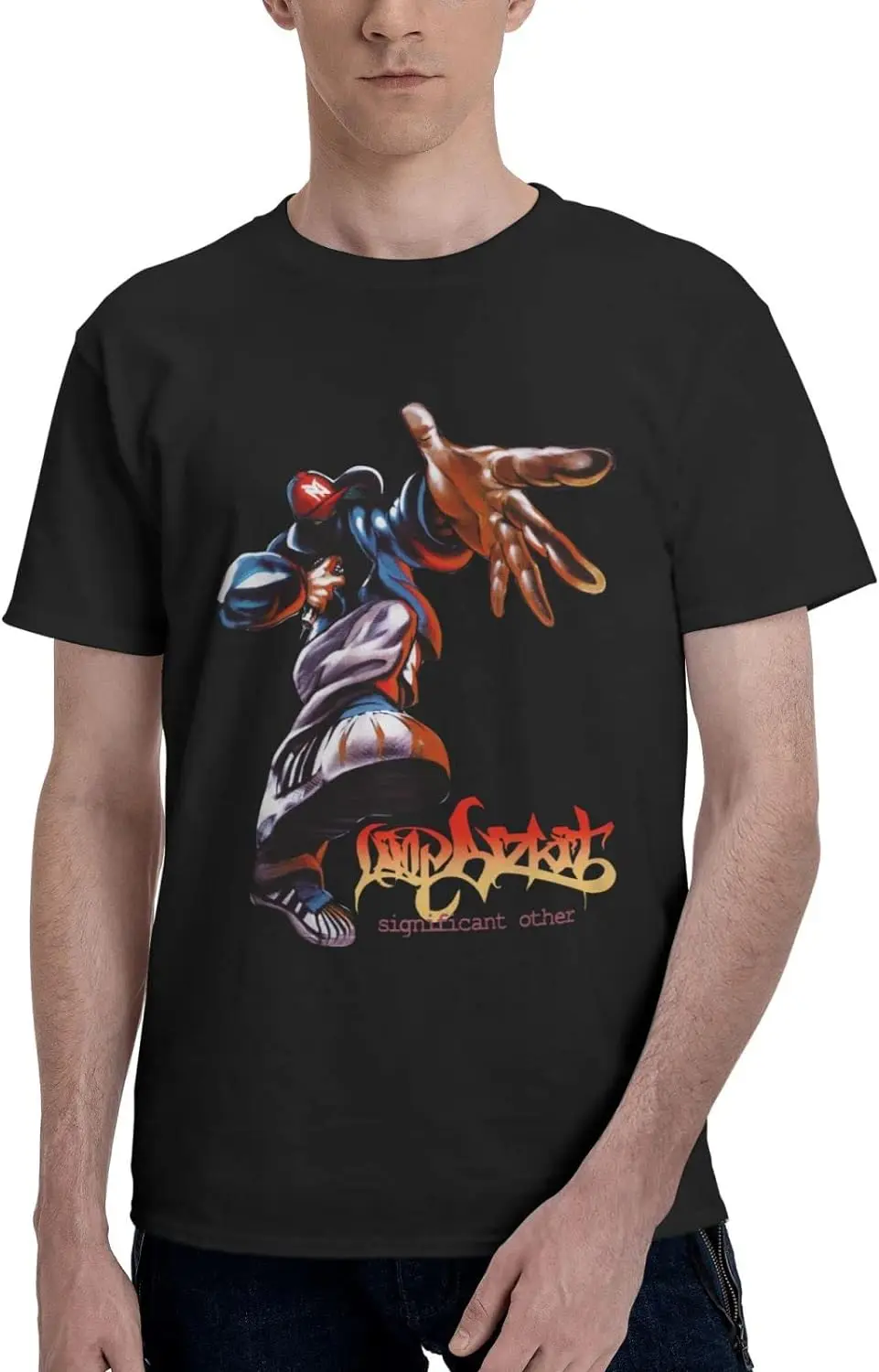 Мужская музыкальная тема Bizkit, футболка с круглым вырезом и коротким рукавом, дышащая хлопковая футболка для мужчин
Мужская музыкальная тема Bizkit, футболка с круглым вырезом и коротким рукавом, дышащая хлопковая футболка для мужчин