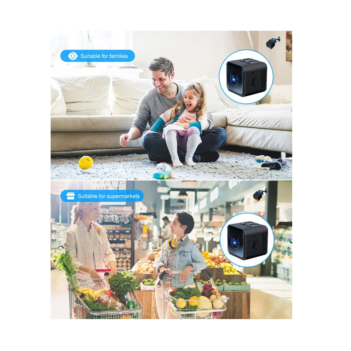 Мини-камера 4K, Wi-Fi, HD1080P, ночная мини-камера высокой четкости, Беспроводная мини-камера, видеомониторинг
Мини-камера 4K, Wi-Fi, HD1080P, ночная мини-камера высокой четкости, Беспроводная мини-камера, видеомониторинг