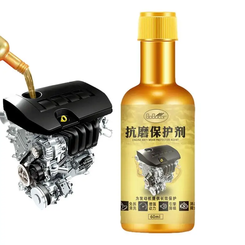 

Car Engine Oil 2.02oz Protective Motor Oil With Restore Additive Noise Reduction Anti-wear Automotive Engine Restoration Agent