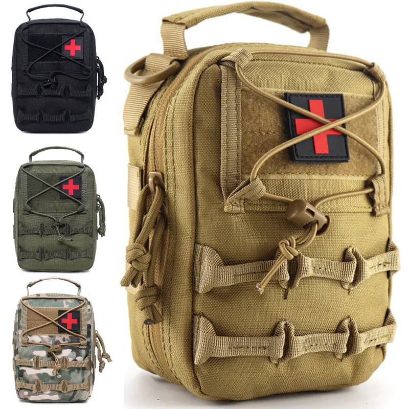 Outdoor Tactical Medical Bag Molle Army Military First Aid Kits Pouch Hunting Camping EDC Car Home Survival Tool Emergency Pack
Outdoor Tactical Medical Bag Molle Army Military First Aid Kits Pouch Hunting Camping EDC Car Home Survival Tool Emergency Pack