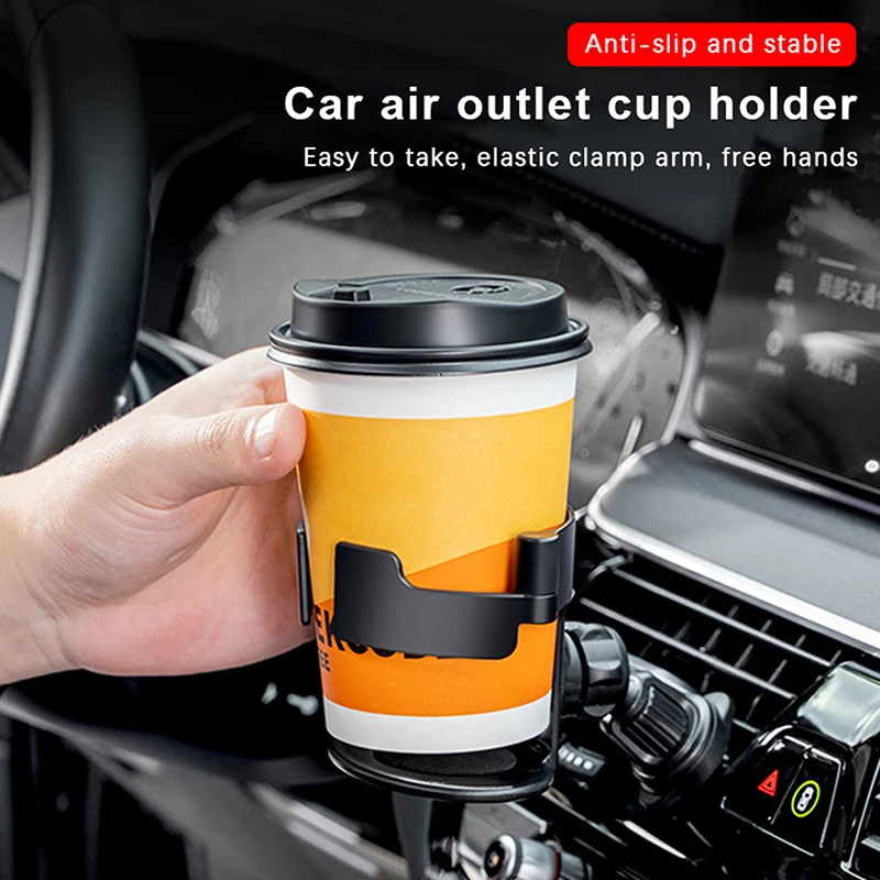 

Car Cup Holder Air Vent Outlet Drink Coffee Bottle Holder Can Mounts Holders Beverage Ashtray Mount Stand Universal Accessories