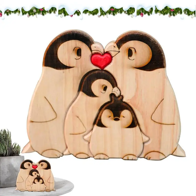 2023 creative Wooden Penguin Puzzle Penguin Figurine Ornament Wooden Free-Standing Penguin Ornaments supplies for Bedside Table
2023 creative Wooden Penguin Puzzle Penguin Figurine Ornament Wooden Free-Standing Penguin Ornaments supplies for Bedside Table