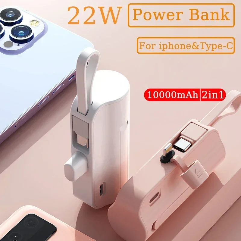 10000mAh Mini Portable Power Bank External Battery Plug Play Power Bank Type C Fast Effective Charger For iPhone Samsung Huawei
10000mAh Mini Portable Power Bank External Battery Plug Play Power Bank Type C Fast Effective Charger For iPhone Samsung Huawei