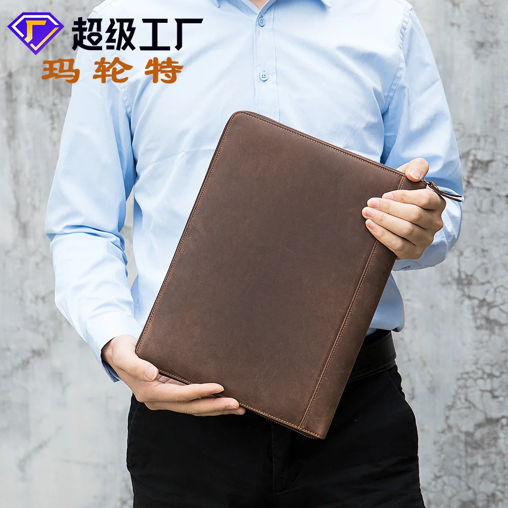 Men's Crazy Horse Leather ipad Case Fall proof Tablet PC Protective Cowhide Card Bag Men
Men's Crazy Horse Leather ipad Case Fall proof Tablet PC Protective Cowhide Card Bag Men
