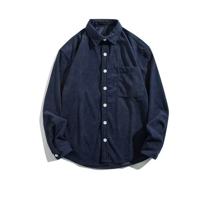 Fashion Men Shirts Corduroy Harajuku Solid Color Shirt Korean Style Men Shirt Long Sleeve Brand Clothes New Streetwear 3XL
Fashion Men Shirts Corduroy Harajuku Solid Color Shirt Korean Style Men Shirt Long Sleeve Brand Clothes New Streetwear 3XL