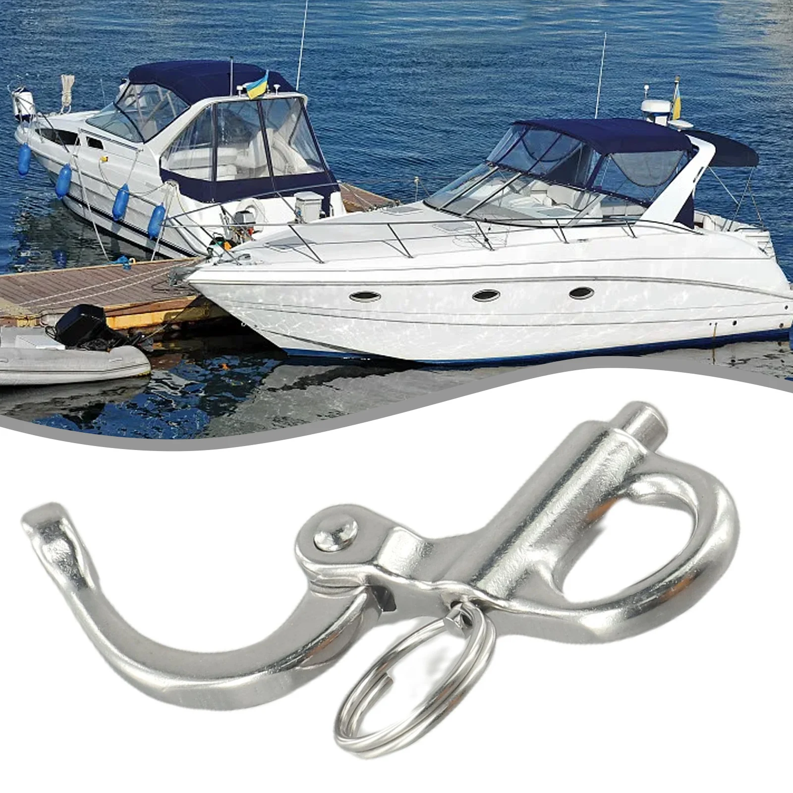 High Quality New Practical Brand New Shackle Parts Anchor Boat Chain 52mm Eye Fittings Hook Marine Quick Release
High Quality New Practical Brand New Shackle Parts Anchor Boat Chain 52mm Eye Fittings Hook Marine Quick Release