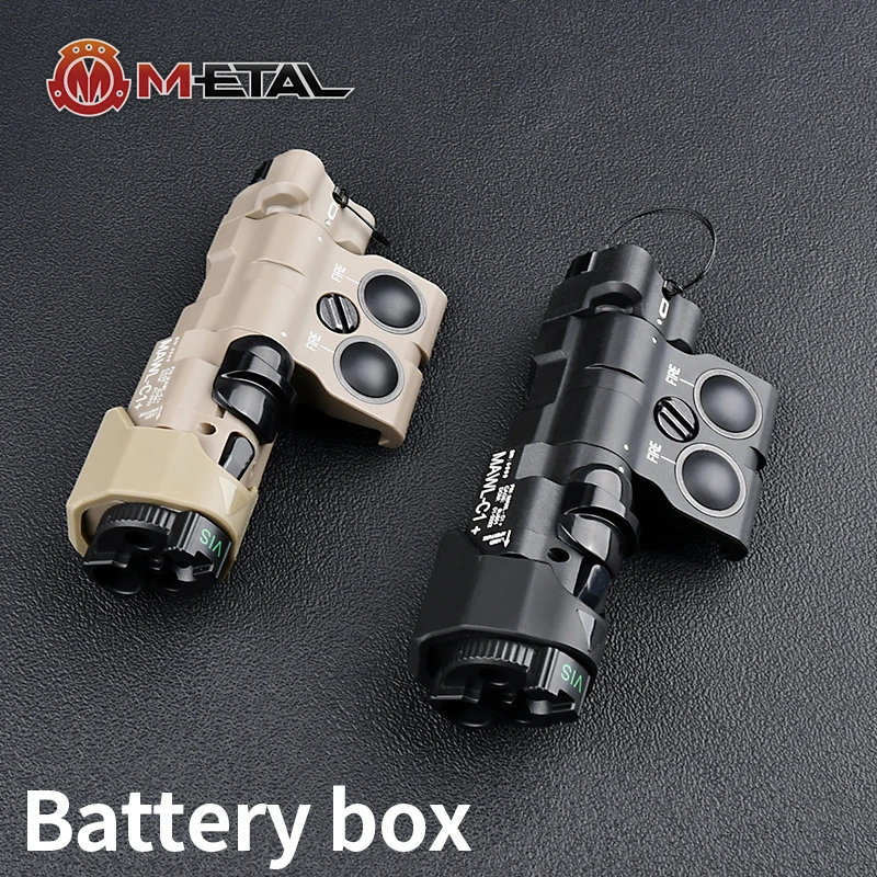 MAWL C1 + Battery Case Tactical Hunting Waterproof Box Modular Battery Storage Box Rail Mount Portable For 16340/CR123/AAA/AA
MAWL C1 + Battery Case Tactical Hunting Waterproof Box Modular Battery Storage Box Rail Mount Portable For 16340/CR123/AAA/AA