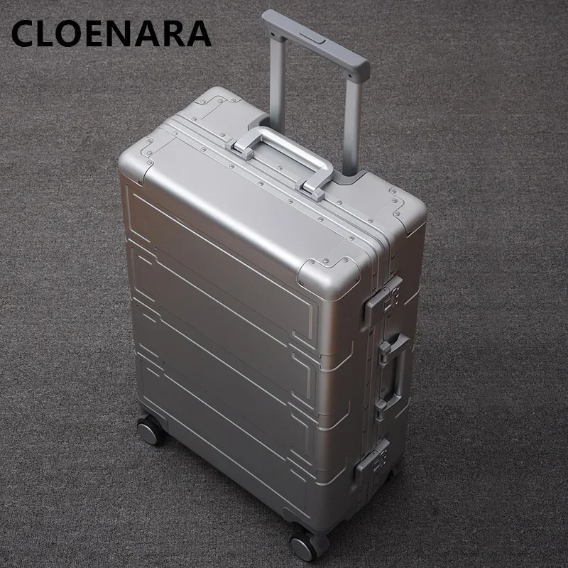 

COLENARA 20"24"28 Inch New Luggage Men's Business Trolley Case Full Aluminum Magnesium Alloy Boarding Box Carry-on Suitcase