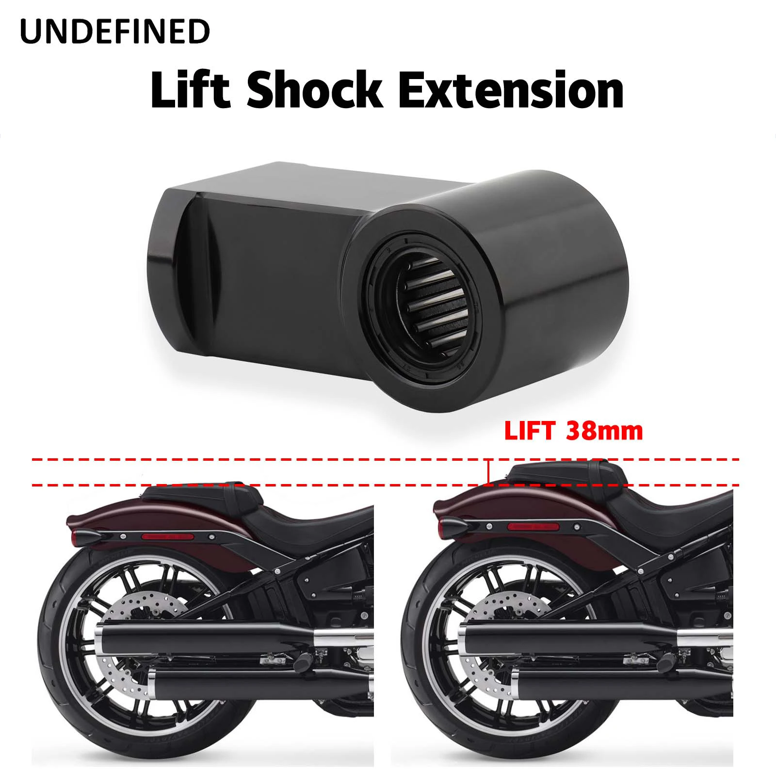 Motorcycle 1.5" Rear Lift Shock Extension Mount Extender For Harley Softail Fat Boy Sport Glide Street Bob Low Rider 2018-2023
Motorcycle 1.5" Rear Lift Shock Extension Mount Extender For Harley Softail Fat Boy Sport Glide Street Bob Low Rider 2018-2023