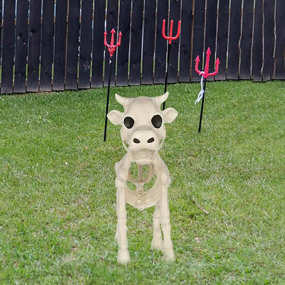 Skeleton Cow Ornament Halloween Skeleton Cow Realistic Halloween Cow Skeleton Ornament for Outdoor Garden Party Supplies Spooky
Skeleton Cow Ornament Halloween Skeleton Cow Realistic Halloween Cow Skeleton Ornament for Outdoor Garden Party Supplies Spooky