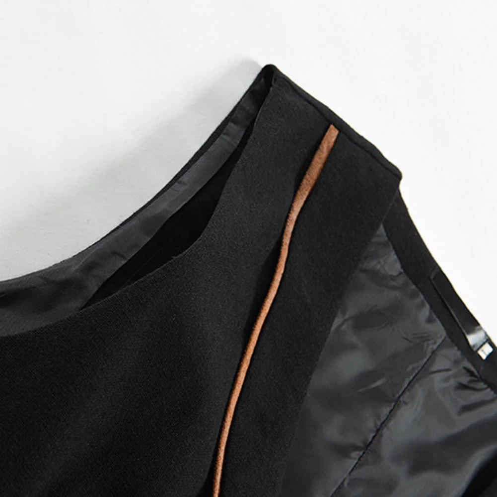 Double Breasted Formal Wedding Vest for Men Smart Casual Suit Waistcoat Slim Fit Lapel Neckline Black Color Fashionable
Double Breasted Formal Wedding Vest for Men Smart Casual Suit Waistcoat Slim Fit Lapel Neckline Black Color Fashionable
