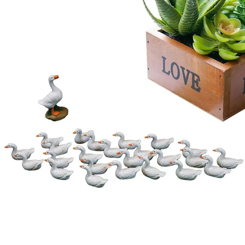 Resin Ducks Mini Duck Sculpture Miniature Duckling Animal Ornaments For DIY Dollhouse Decoration Fairy Garden Decor
Resin Ducks Mini Duck Sculpture Miniature Duckling Animal Ornaments For DIY Dollhouse Decoration Fairy Garden Decor