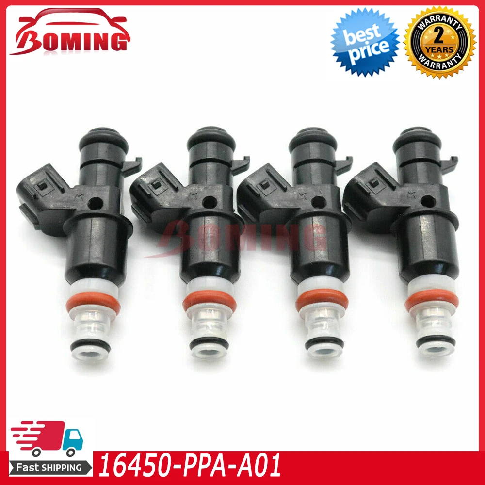 

4pcs/lot 16450-RAA-A01 Car Fuel Injectors Nozzle For 2003-2007 Honda Accord 2.4L 16450RAAA01 16450-PPA-A01 842-12288