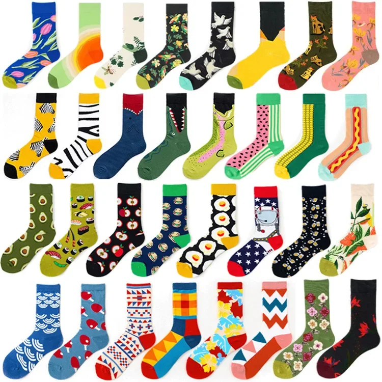 Cotton Cute Women's Socks Print Art Funny Cartoon Animal Nectar Cat Crocodiles Bee Fashion Colorful Harajuku Trendy Men Socks
Cotton Cute Women's Socks Print Art Funny Cartoon Animal Nectar Cat Crocodiles Bee Fashion Colorful Harajuku Trendy Men Socks