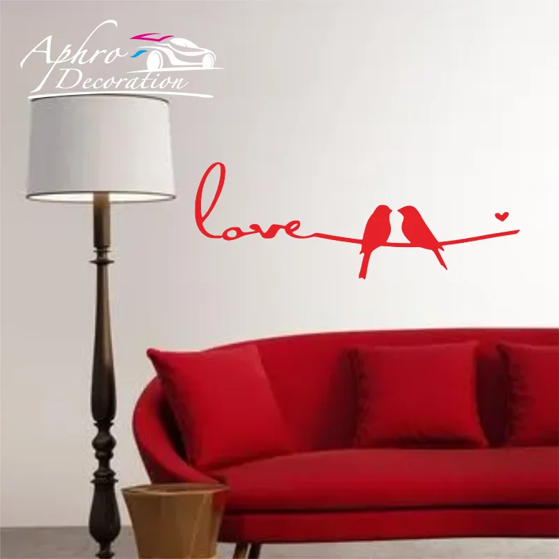 Wall Decal Birds On A Wire Wall Sticker Bedroom Vinyl Quote Poster Love Birds Heart Romantic Art Decal #010605
Wall Decal Birds On A Wire Wall Sticker Bedroom Vinyl Quote Poster Love Birds Heart Romantic Art Decal #010605