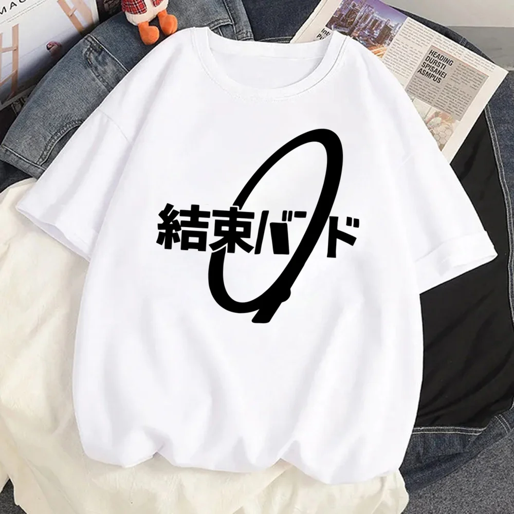 

Bocchi the Rock! Hitori Bocchi t shirt women comic streetwear manga top female harajuku manga comic clothes